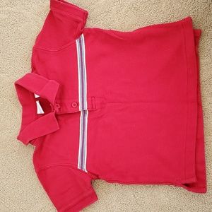 Boys Talbots Red Polo Shirt Size 4